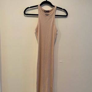 ZARA Nude Tank Top Dress